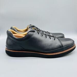 Samuel Hubbard Shoes Mens 17 Black Leather DressFast Sneaker Lace Up Casual